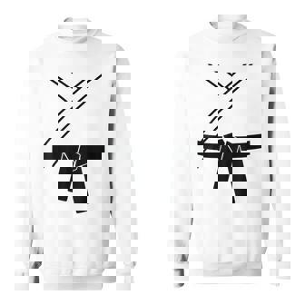 ブラックベルトコスチューム 空手着 柔道 テコンドー カンフー 武道 スウェットシャツ - Kawaiitshirt