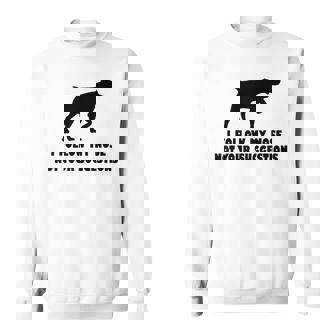 ブリタニー・スパニエル 私はあなたの提案ではなく私の鼻に従います スウェットシャツ - Kawaiitshirt