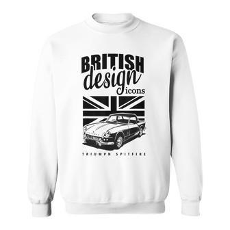 ブリティッシュクラシックカー トライアンフ スピットファイア スウェットシャツ - Kawaiitshirt