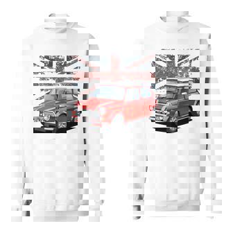 ブリティッシュクラシックカー レッドミニスポーツカー スウェットシャツ - Kawaiitshirt