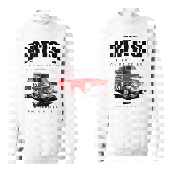 ブリティッシュクラシックスポーツカーズ 有名なラリーミニ スウェットシャツ - Kawaiitshirt