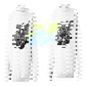 ブルーベリー愛好家のためのブルーベリーデザイン スウェットシャツ - Kawaiitshirt