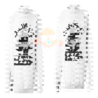 ベイビー・ボス「コール・ミー・ボス」ライク・ア・ボス・キッズ スウェットシャツ - Kawaiitshirt