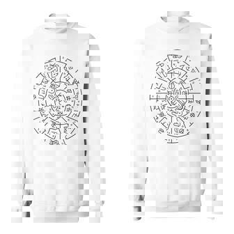 ホツマ文字によるフトマニ図 スウェットシャツ - Kawaiitshirt