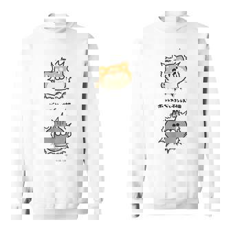 ボンレス犬とボンレス猫 Good スウェットシャツ - Kawaiitshirt