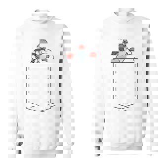 ポケット文鳥 白文鳥 ノーマル文鳥 桜文鳥 並文鳥 シナモン文鳥 文鳥の飼い主 文鳥好き かわいい 文鳥 スウェットシャツ - Kawaiitshirt