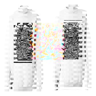 ポップシュールレアリズムローブロウアート 長袖tシャツ スウェットシャツ - Kawaiitshirt