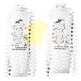ポムポムプリン ふりむき ライトカラー スウェットシャツ - Kawaiitshirt