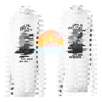 ポンペイ訪問 面白いローマの歴史 スウェットシャツ - Kawaiitshirt