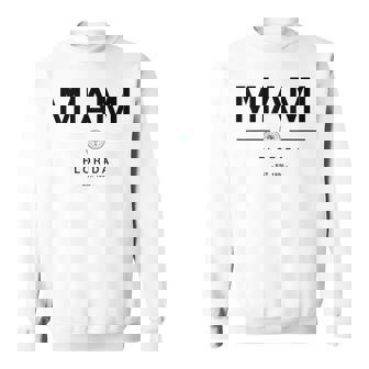 マイアミ フロリダ マイアミ旅行 ヴィンテージ マイアミ フロリダ ギフト スウェットシャツ - Kawaiitshirt