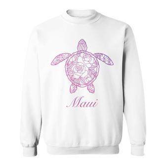 マウイ ウミガメ ハワイ Hi ハワイアン トライバル タートル ホヌ キュート スウェットシャツ - Kawaiitshirt