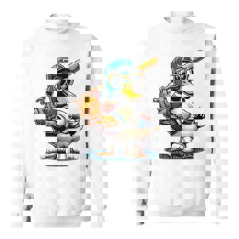 マガモのアヒル 野球愛好家 アヒル 野球 スウェットシャツ - Kawaiitshirt