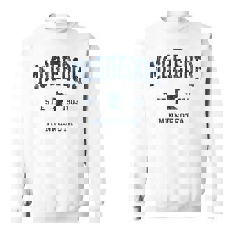 マクレガー ミネソタ Mn ヴィンテージ アスレチック ネイビー スポーツデザイン スウェットシャツ - Kawaiitshirt