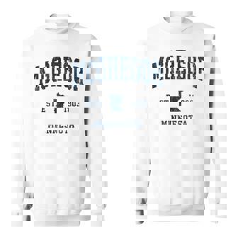 マクレガー ミネソタ Mn ヴィンテージ アスレチック ネイビー スポーツデザイン 長袖tシャツ スウェットシャツ - Kawaiitshirt