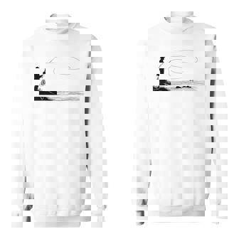 マス フライフィッシング サーモン スウェットシャツ - Kawaiitshirt