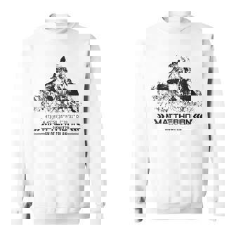 マッターホルン スイス アルプス ツェルマット ハイキング 山 アドベンチャー スウェットシャツ - Kawaiitshirt