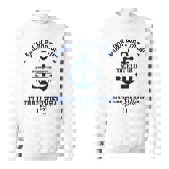 マリーナ・ディ・ポルトフィーノ イタリアン リビエラ ヨットクラブ ボートバケーション スウェットシャツ - Kawaiitshirt