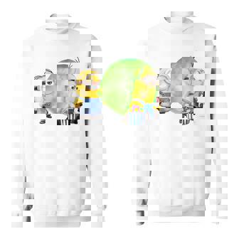 ミニオン Water Colorballoongum Green スウェットシャツ - Kawaiitshirt