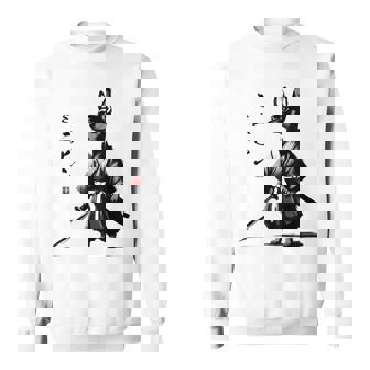 ミニチュアピンシャー 侍戦士 日本の浮世絵 アートドッグ スウェットシャツ - Kawaiitshirt