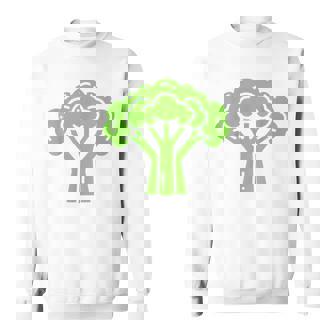 ミニマリスト かわいい ブロッコリー シンプルな野菜 ブロッコリー スウェットシャツ - Kawaiitshirt