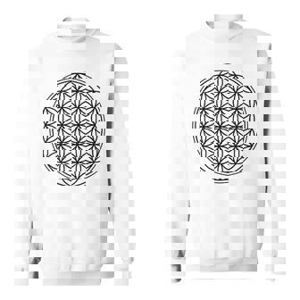 ミニマリスト フラワー オブ ライフ スウェットシャツ - Kawaiitshirt