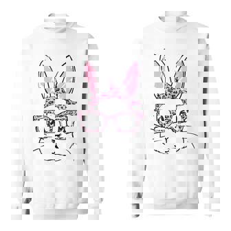 メガネをかけたウサギ ウサギ好き うさぎ好き うさぎの飼い主 おもしろ うさぎ 兎 スウェットシャツ - Kawaiitshirt