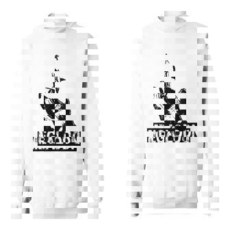 メガロドン ホオジロザメ ジャイアントシャーク サメの恋人 ダイバー スウェットシャツ - Kawaiitshirt