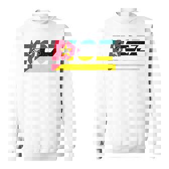 モザンビークデザイン。国旗付きモザンビーク衣装 Moz スウェットシャツ - Kawaiitshirt