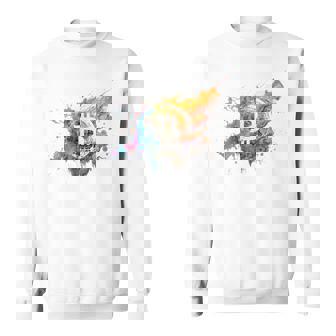 モダンビットコインアート Hodl Btc Btcアート カラフルなビットコイン スウェットシャツ - Kawaiitshirt