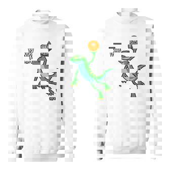 ヤモリ バスケットボール ホビー スポーツ 爬虫類 長袖tシャツ スウェットシャツ - Kawaiitshirt