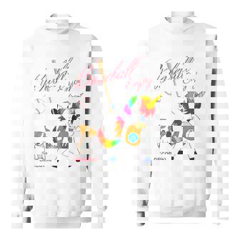 ユニコーン 野球 デコピン 長袖tシャツ スウェットシャツ - Kawaiitshirt