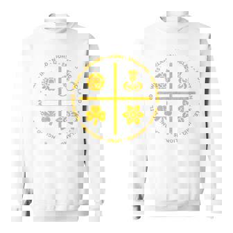 ラグビーライオンズ アイルランド イングランド ウェールズ スコットランド アイコン ゴールド スウェットシャツ - Kawaiitshirt