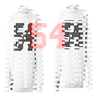 ラッキーナンバー54 クラシックカレッジアメリカン代表チームのファンプレイヤー スウェットシャツ - Kawaiitshirt