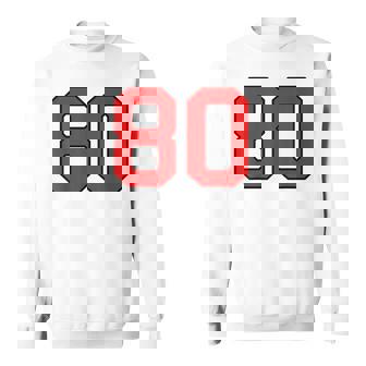 ラッキーナンバー80 クラシックカレッジアメリカン代表チームのファンプレイヤー スウェットシャツ - Kawaiitshirt