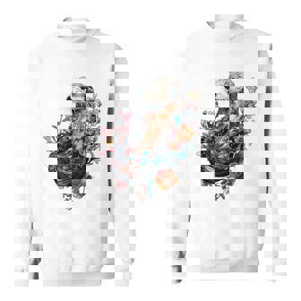 ラッコ フローラルアクセント スウェットシャツ - Kawaiitshirt