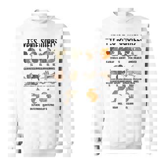 リスシャツの種類 おもしろリスシャツ リス スウェットシャツ - Kawaiitshirt