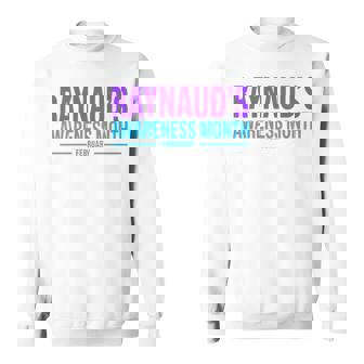 レイノー病啓発 レイノー啓発月間 長袖tシャツ スウェットシャツ - Kawaiitshirt