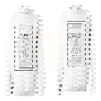 レオナルド・ダ・ヴィンチの「ヴィトルヴィア人」 オリジナル スウェットシャツ - Kawaiitshirt