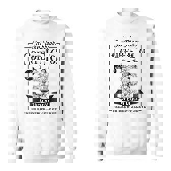 レトロ ケアンテリア コーヒー 面白い 犬 ママ コーヒー愛好家 スウェットシャツ - Kawaiitshirt