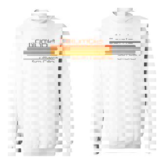 レトロ コロンビア サウスカロライナ 長袖tシャツ スウェットシャツ - Kawaiitshirt