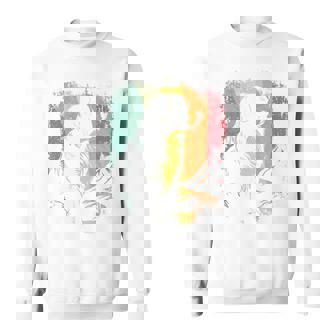 レトロなビンテージデザインのバーニーズマウンテンドッグ 長袖tシャツ スウェットシャツ - Kawaiitshirt