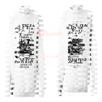 レトロマン島ttレースヴィンテージバイクレース 長袖tシャツ スウェットシャツ - Kawaiitshirt