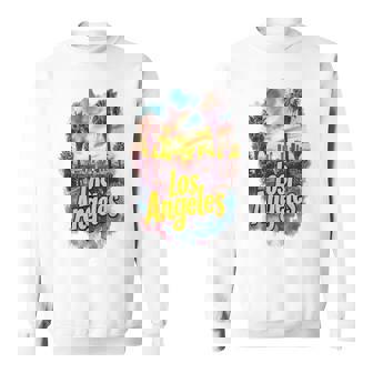 ロサンゼルス カリフォルニア サンセット スカイライン アーバン お土産 スウェットシャツ - Kawaiitshirt