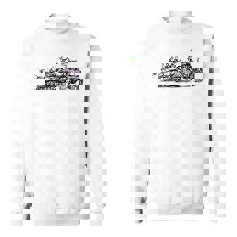 ロシアのbmpを盗むウクライナの農家 ウクライナを支援 スウェットシャツ - Kawaiitshirt