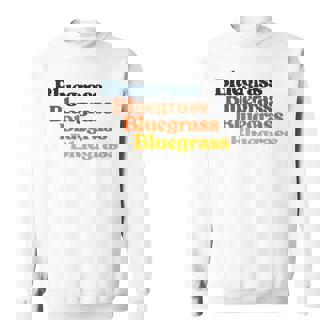 ヴィンテージ 70年代 ブルーグラス タイポグラフィ レトロ バイブ スウェットシャツ - Kawaiitshirt