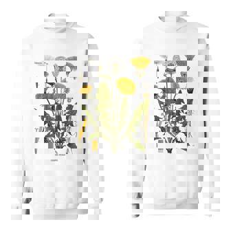 ヴィンテージ タンポポ チャート タンポポポ ボタニカル スウェットシャツ - Kawaiitshirt