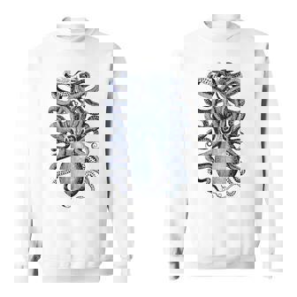 ヴィンテージ ブルー タコ スウェットシャツ - Kawaiitshirt