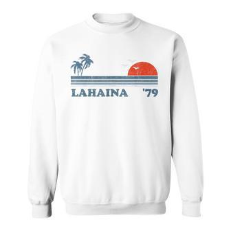 ヴィンテージ ラハイナ マウイ ハワイ ビーチ レトロ ハワイアン 70年代ギフト スウェットシャツ - Kawaiitshirt