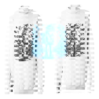 ヴィンテージスタイルの「郵便配達員カエル」 スウェットシャツ - Kawaiitshirt