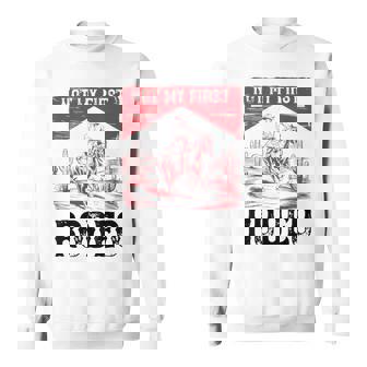 ヴィンテージ・ノット・マイ・ファースト・ロデオ、ファニー・ライディング・カウボーイ・ロデオ スウェットシャツ - Kawaiitshirt